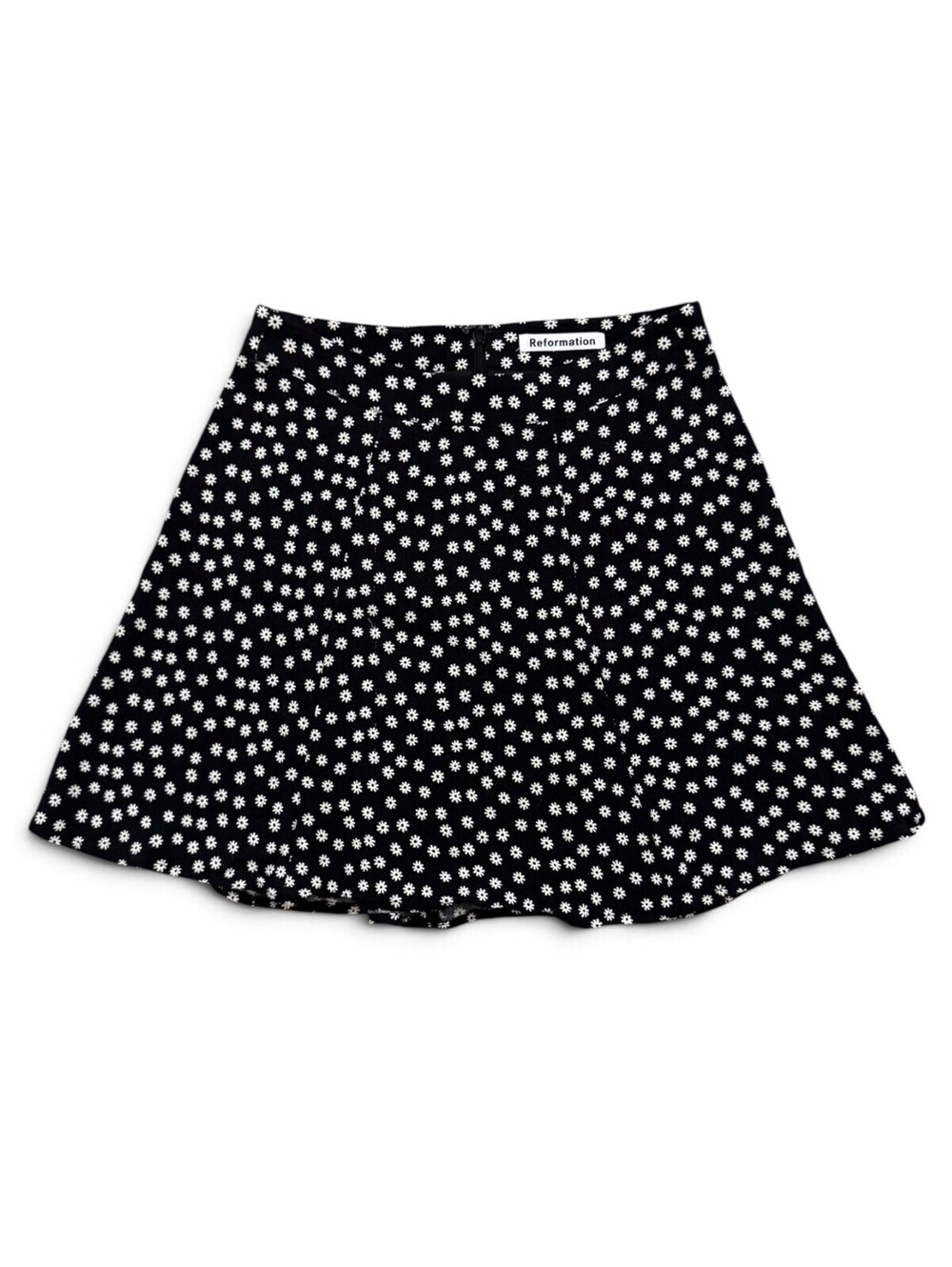 Reformation Daisy Print A-Line Skirt - Size 8